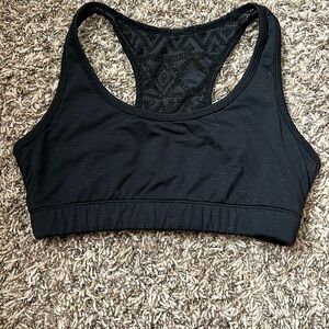 Zyia black bomber bra